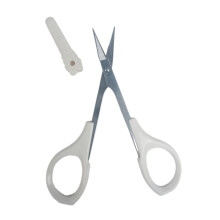 Ciseaux à sourcils, ciseaux combinés pour des résultats dignes d'un salon de coiffure - Acier inoxydable de qualité supérieure pour une