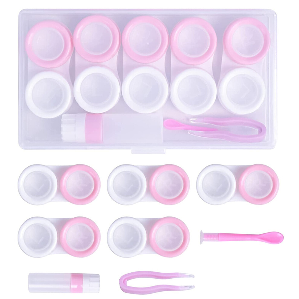 Vision Without Compromise, Clear Contact Lens Case, Anti-Leaking Silicone Seals, Complete Care Kit Included For Halloween Parties For Nightclubs