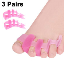 Correcte teenuitlijning, hallux valgus- en hamerteenrichters, siliconen teenspreiders, herstel van de natuurlijke voetvorm, herbruikbare
