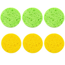 Gezichtssponsjes, natuurlijke houtpulp make-up remover pads voor dagelijkse diepe reiniging, reisvriendelijk en herbruikbaar, perfecte huwelijks- of