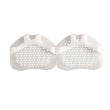 Verzachtende voetkussens, middenvoetkussens, voorvoetkussens, voetsteunen, kussentjes voor hallux valgus. Demping en ondersteuning, antislip ontwerp,