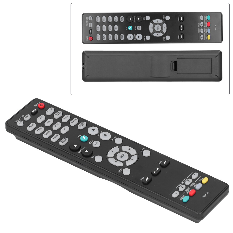 Rc-1192 Universal Lcd Tv Remote Control, 85G, Aaa Batteries Black 8431379347113