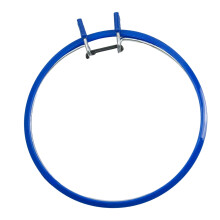Cerceau de broderie rond, cadre de broderie réglable,-Bleu