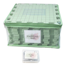 Tapis de blocage pour tricot, planches de blocage épaisses-Vert
