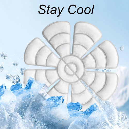 Ice pack for hats – reusable gel thermo pads  portable cool compression 1