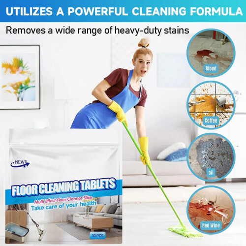 Lilyideals Floor Polish, Multi Effect Cleaning Slice, Decontamination Tablets (Lavender150) 2