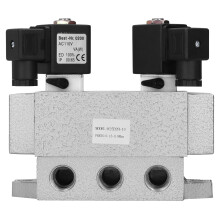 Pneumatický solenoidový ventil, efektivní výkon, elektrický regulátor, kompaktní konstrukce, distanční pouzdro, konstrukce ventilu,