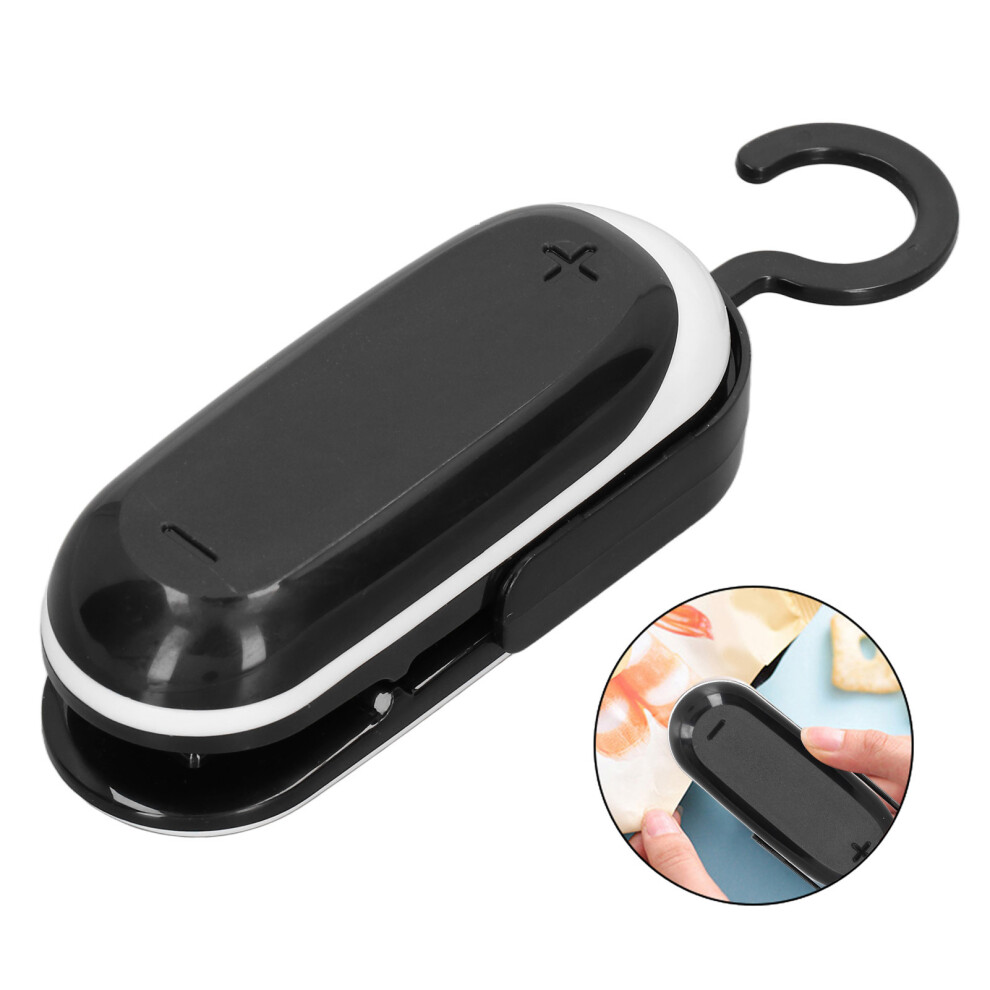 Black Handheld Bag Sealer & Cutter | Versatile Travel Kitchen Gadget 4991375796130