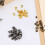 Round Head Button Studs , 4MM 7MM 8MM Round-4mm four colors 4