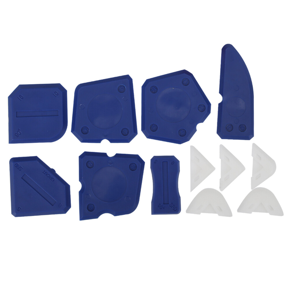 20Pcs Caulking Finisher Tools Kit For Glass Glue Sealing Grouting Nozzles 4621379349826