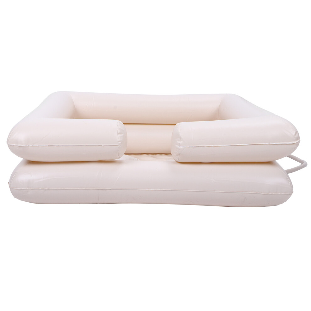 Inflatable PVC Shampoo Basin Kit for Elderly & Disabled, 60x56x20cm