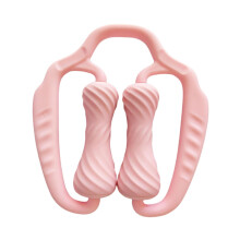 Wheel Massage Roller Leg Roller Forearm Calf Roller Hand Held Muscle Roller Stick Pink