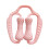 Wheel Massage Roller Leg Roller Forearm Calf Roller Hand Held Muscle Roller Stick Pink 1
