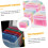 1 Set Plastic Storage Box for Greeting Cards Pieces with Adjustable Dividers Stackable for Desk Organisation 3