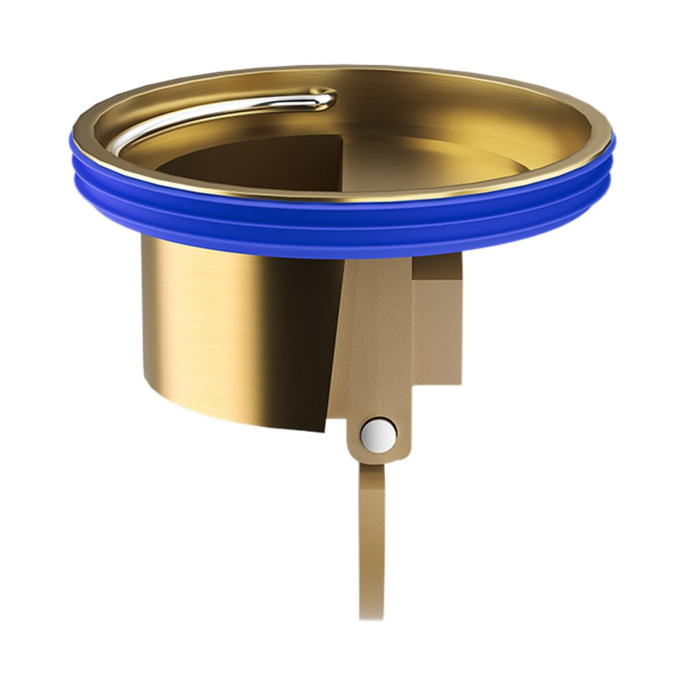 Shower Drain Backflow Preventer, Brass Automatic Closing Stopper, Deodorising Odour Blocker, Easy Install Drain Core 9347817646979