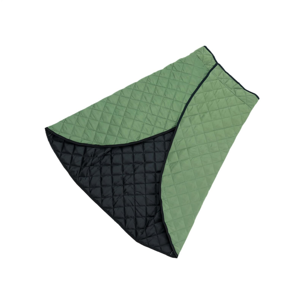 Wheelchair Blanket Kids Windproof Waterproof Wearable Apron With Foot Pocket Adjustable For Riding Cycling Army Green