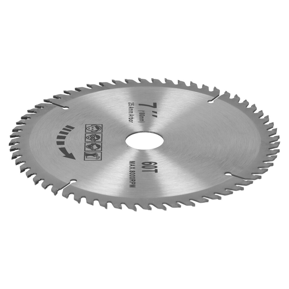 7X60t 180Mm Carbide Circular Saw Blade For Woodworking Cutting Disc 3021379351736
