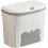 Hanging Kitchen Trash Can Wall Mounted Compost Bin with Lid for Under Sink SpaceSaving Waste Disposal 5