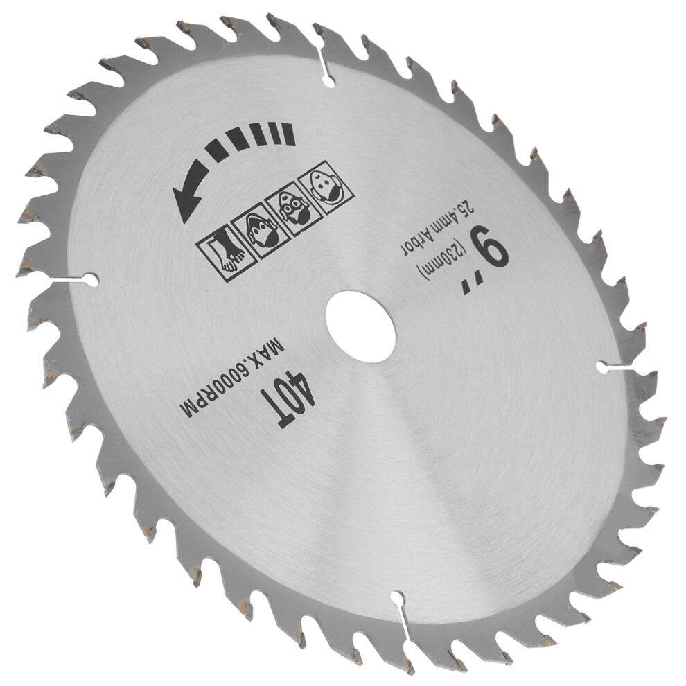 230Mm 9 X 40T Saw Blade With Alternate Teeth Carbide Cutter For Woodworking 9421379352810