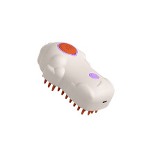 (White) Pet Spray Comb Cats Dog Hair Removal Comb One Button Spray Pet Massage Comb Non Flying Cats Comb