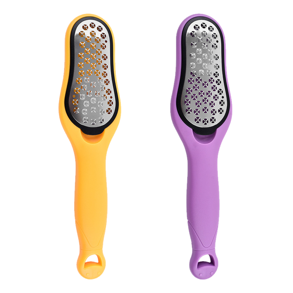 Professional Foot Care, Stainless Steel Exfoliator for Feet - Dead Skin Remover with Safe Cutters, Foot Care Tool for Smooth Feet For Nightclubs