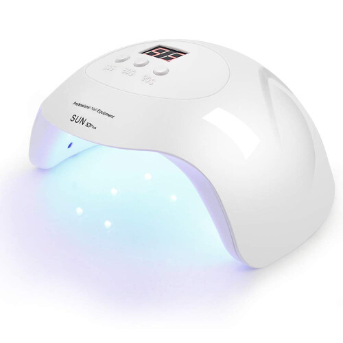 Λάμπα νυχιών UV LED, διπλή πηγή φωτός με ανώδυνο απαλό φως νυχιών, ελαφριά, φορητή
