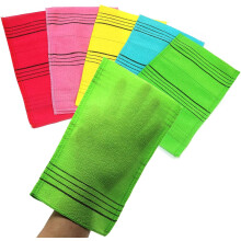 Badehandschuh aus Viskose-Rayon, koreanisches Peeling, dehnbar für mehr Bewegungsfreiheit, entfernt abgestorbene Hautschüppchen, für verschiedene