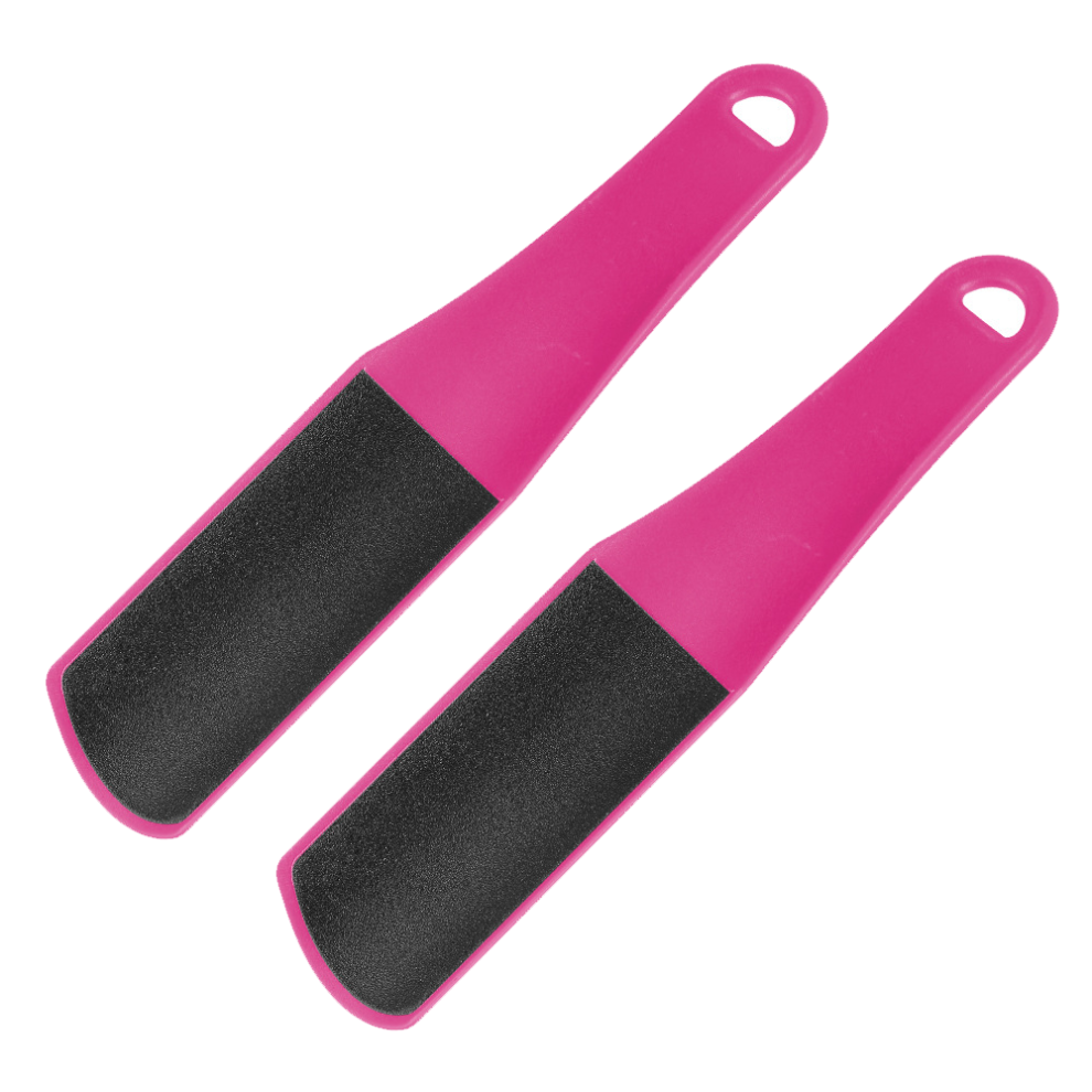 Foot Rasp For Callus Removal, Double Sided Foot Smoothers With Curved Foot File Scrubber, Non-Slip Beech Wood Handle, Washable & Reusable, For Dry An