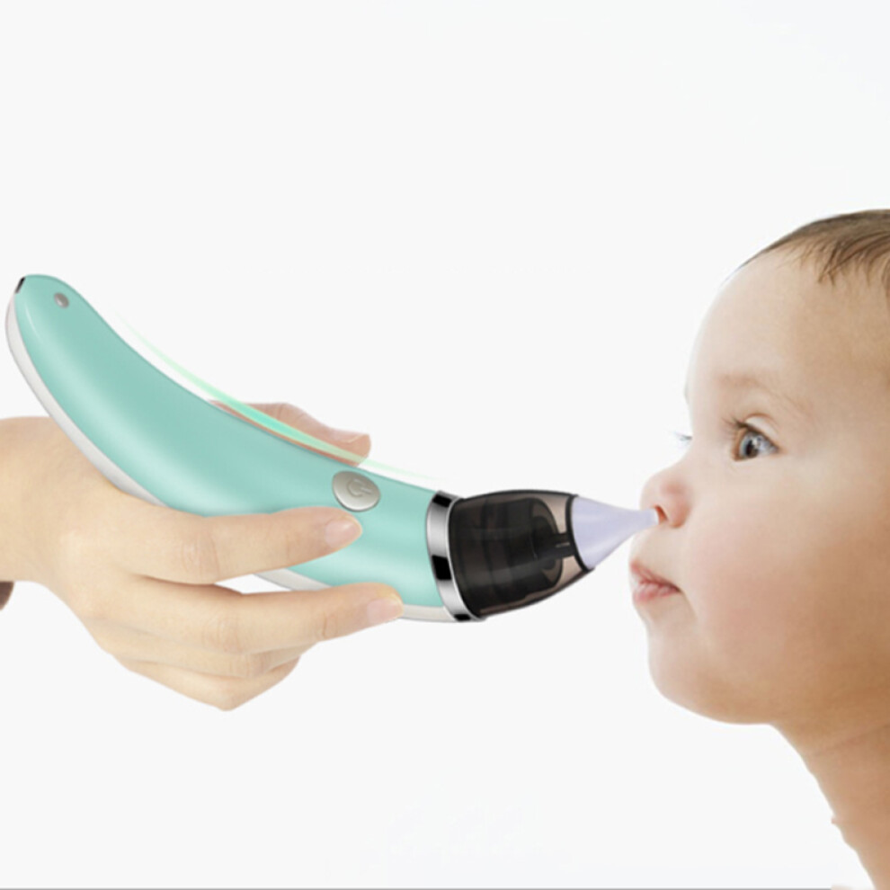 Portable Electric Baby Nasal Aspirator, Soft Silicone Tips And Adjustable Suction Levels For Safe & Easy Operated Nose Cleaner, Quiet Operation,