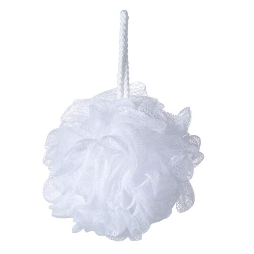 Ανθεκτικό σφουγγάρι μπάνιου απολέπισης, Loofahs Mesh Pouf με τεχνολογία τριών κόμπων για 1