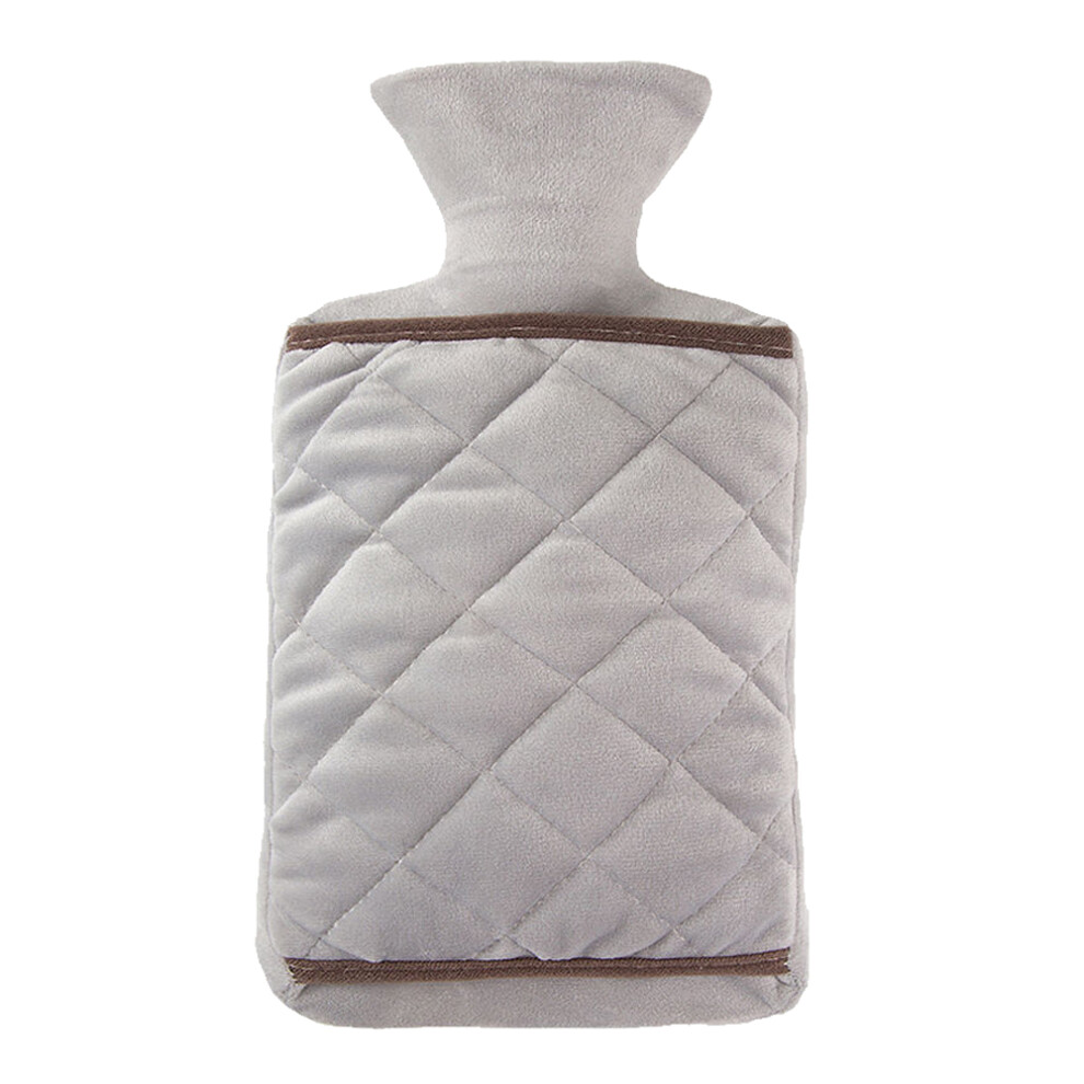 Hot Water Bottle, Dress-Up Play with Heat Retention and Cold Water Compatibility, Non-Toxic Odorless Natural High-Quality Rubber, Wide Mouth Design