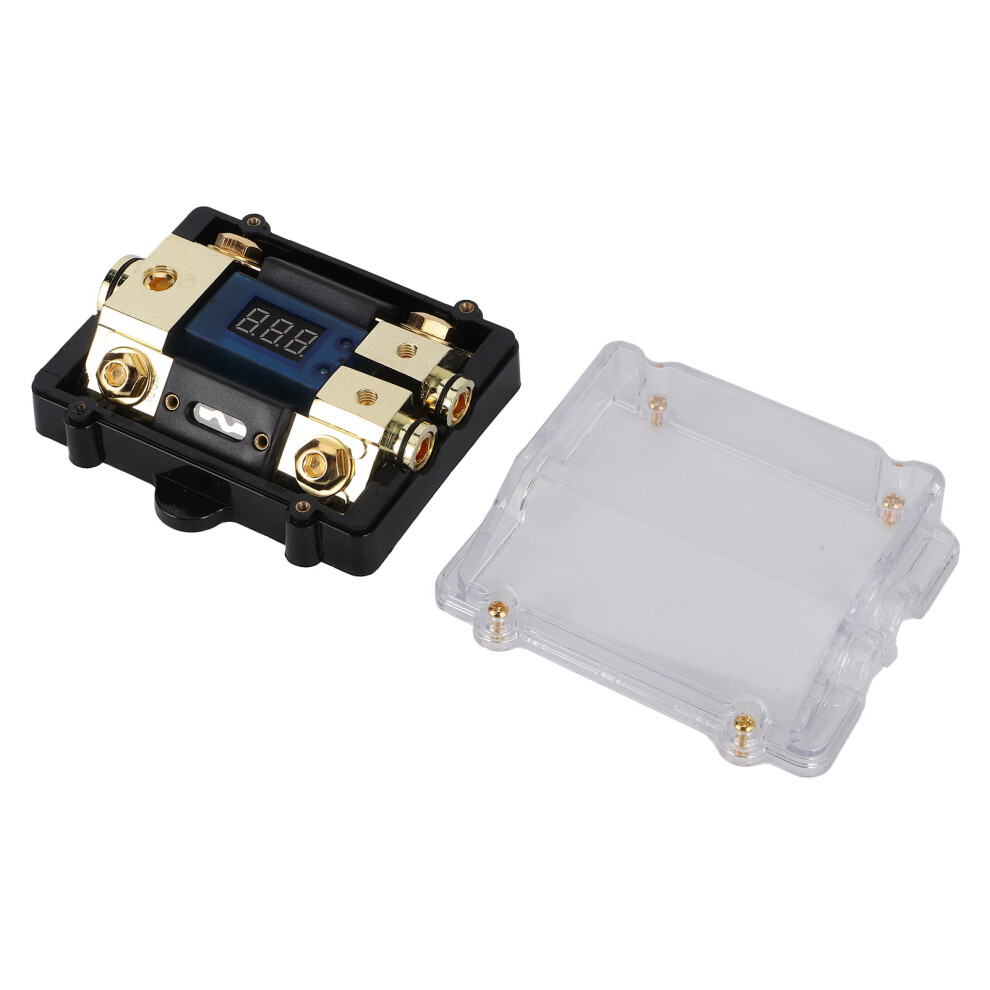 Car Yacht Audio 100A Fuse Holder Block With Led Voltage Display 1 In 2 Out 9351379353831