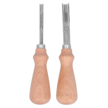Gereedschap voor het afschuinen van leerranden, scherp snijvlak, gereedschap voor het afschuinen van leerranden, roestvrij staal en hout, praktisch
