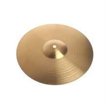 Crash cymbal drum made of copper alloy, durable brass percussion instrument for beginners, cymbal set (Color: 8)