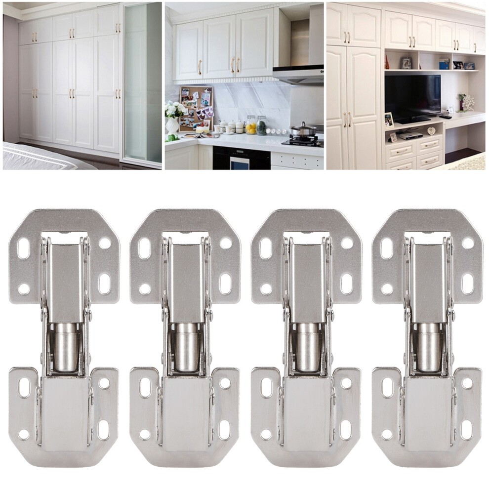 Bridge Shaped 4Set Door Hinges For Cabinet Cupboard Closet Wardrobe 8771379356211