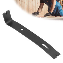 Easy-to-Carry Black Pry Bar with Wide Claw Durable Carbon Steel Build
