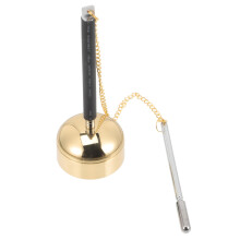 Portable Yin Qing Instrument for Temples Handmade Buddhist Bell Meditation and Ceremonies with Workmanship and Durable