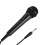 Karaoke Microphone, Singing Machine Portable Wired Dynamic Mic for Speakers, AMP (Black) 1