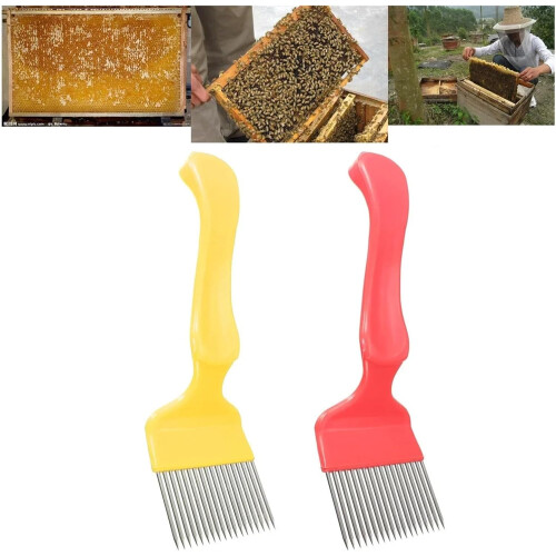 10pcs Beekeeping Tools Set Includes Fork, Pins, Spatula, Rake, Shovel, Comb, Handle 1