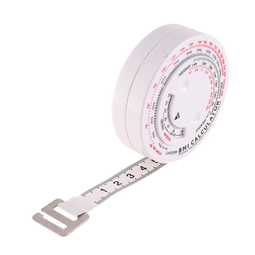 1.5m Body Measuring Tape with BMI Calculator for Fitness and Weight Management