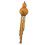 Hulusi Golden Hulusi C/BB/D/F/G Key Optional ThreeColored Hulusi Flute Professional Performance (F) 1