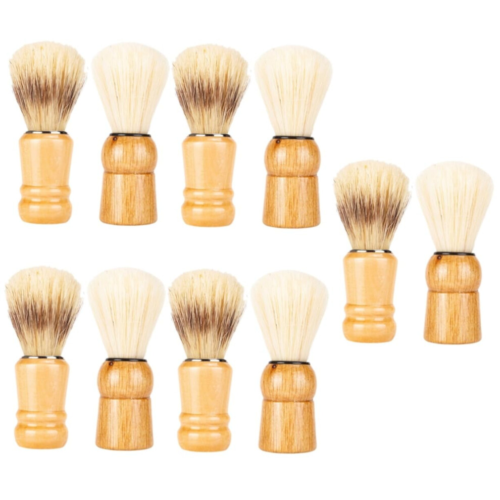 Beard Brush Travel Shaving Brush Salon Shaving Brush and Bowl Pack of 10