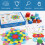 210Pcs Wooden Geometric Pattern Blocks Set, Educational Jigsaw Puzzle 3
