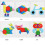 210Pcs Wooden Geometric Pattern Blocks Set, Educational Jigsaw Puzzle 9