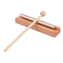 1 Tone Wooden Singing Chime with Mallet Percussion Instrument for Prayer Yoga Meditation Music Bell for Kids Teacher Classroom Memory Bell