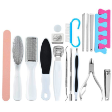 Strumenti professionali per pedicure, kit per la cura dei piedi con design ergonomico per la rimozione della pelle morta, kit per pedicure portatile