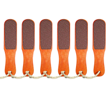 Foot Spa Delight, träfotfil för våt och torr pedikyr, borttagare av död hud, perfekt present till sportentusiaster, professionell fotvård hemma