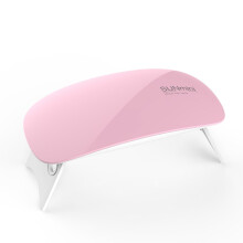 Uv Led Nail Dryer, 6W All-In-One Nail Lamp, Portable Nails Salon With Foldable Bracket For Gel Polish Curing For Halloween Parties For Nightclubs