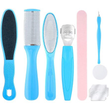 Professional Pedicure Kit, Callus Remover With Anti-Callus Peeling, Foot Scrubber And Dead Skin Remover, Home & Salon Care, Portable With Storage Bag