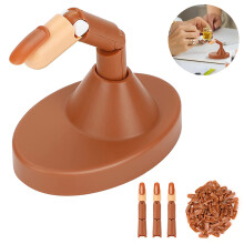 Flexible Nail Art Model With High-quality Abs Material, Easy To Use & Apply Replacement Refill Nail Tips For Cycle Use For Halloween Parties